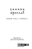 Sahara Special cover