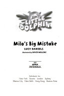 Milo's Big Mistake cover