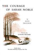 The Courage of Sarah Noble cover