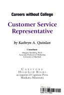 Customer Service Representative cover