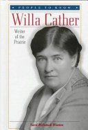 Willa Cather: Writer of the Prairie cover