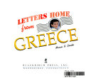 Letters Home from Greece cover