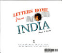 Letters Home from India cover
