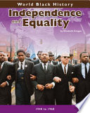 Independence and Equality cover