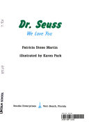 Dr. Seuss, We Love You cover