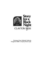 Story for a Black Night cover