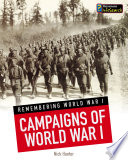 Campaigns of World War I cover