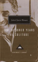 One Hundred Years of Solitude cover