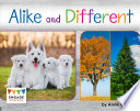 Alike and Different cover