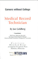 Medical Record Technician cover