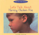 Let's Talk About Having Chicken Pox cover