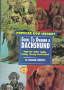 Guide to Owning a Dachshund cover