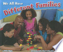 We All Have Different Families cover