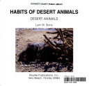 Habits of Desert Animals cover