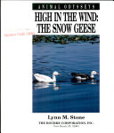 High in the Wind: The Snow Geese cover