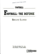 Football: The Defense cover