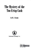 The Mystery of the Too Crisp Cash cover