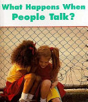 What Happens When People Talk? cover