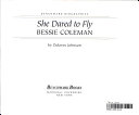 She Dared to Fly: Bessie Coleman cover