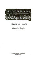 Driven to Death cover