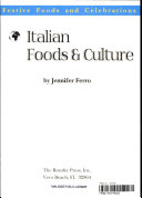 Italian Foods & Culture cover