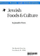 Jewish Foods & Culture cover