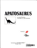 Apatosaurus cover