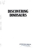 Discovering Dinosaurs cover
