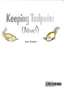 Keeping Tadpoles Alive! cover