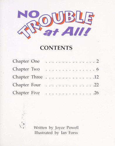 No Trouble at All cover