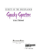 Spooky Spectres cover