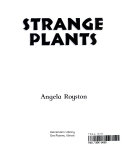 Strange Plants cover