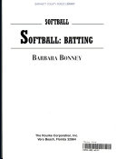 Softball: Batting cover