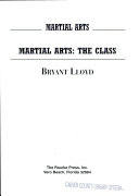 Martial Arts: The Class cover