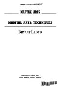 Martial Arts: Techniques cover
