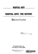 Martial Arts: The History cover