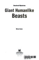 Giant Humanlike Beasts cover