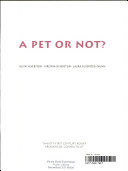 A Pet or Not? cover