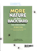 More Nature in Your Backyard cover