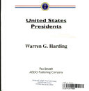 Warren G. Harding cover