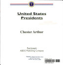 Chester Arthur cover