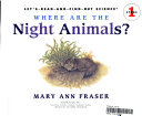 Where Are the Night Animals? cover