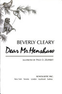 Dear Mr Henshaw cover