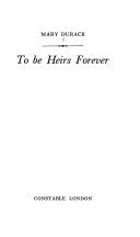 To Be Heirs Forever cover