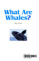 What Are Whales? cover