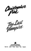 The Last Vampire (Thirst No. 1) cover