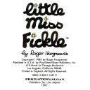 Little Miss Fickle cover