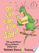Oh Say Can You Say? cover