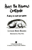 Harry the Poisonous Centipede cover