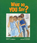 What Do You Say? cover